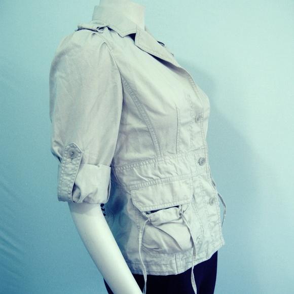 Ann Taylor Jackets & Blazers - 🔥 Ann Taylor LOFT Khaki Light Utility Jacket S